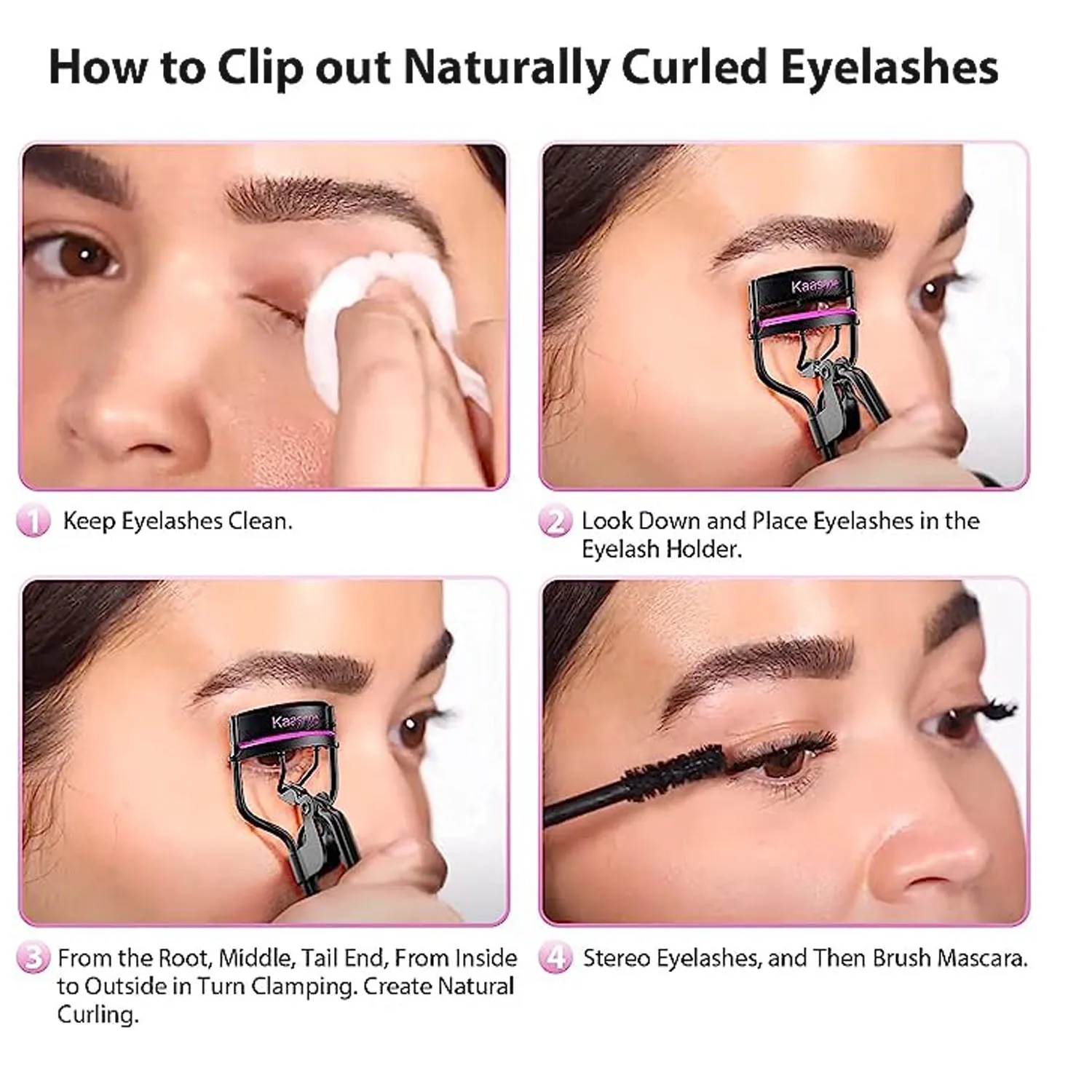 Stainless Steel Eyelash Curler 4