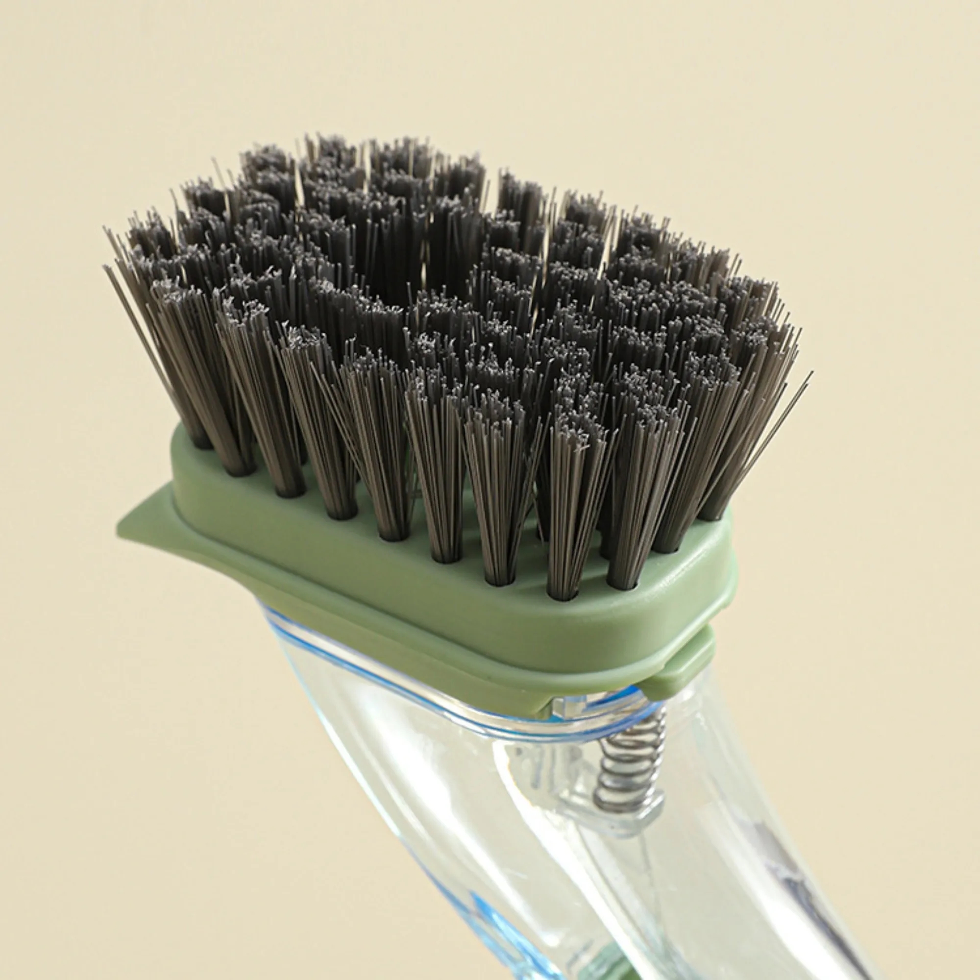 Press-To-Add Liquid Cleaning Brush 2