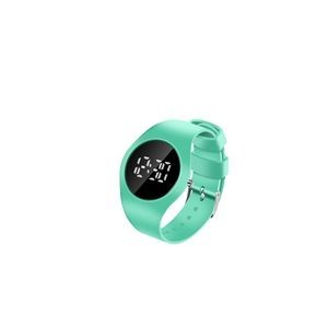 Round Sports Watch With White Digital Dial And Detachable Band 25