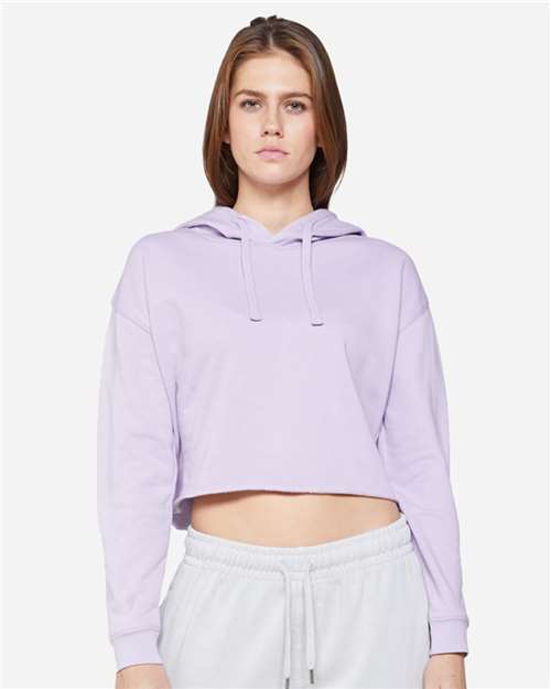 Women's Cropped Hoodie Sweatshirt - LS12000 43