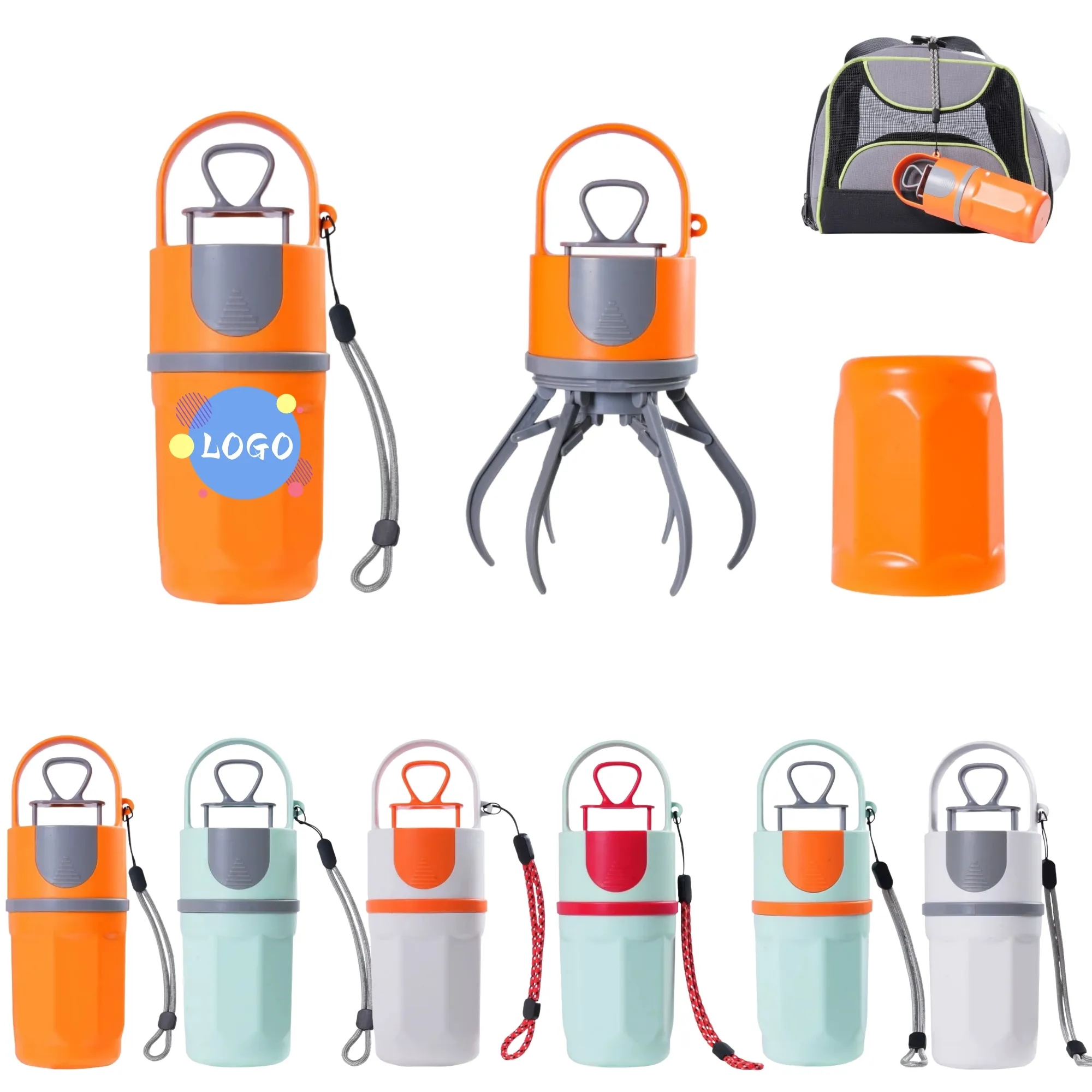 Portable Pet Pooper Scooper With Trash Bag 6