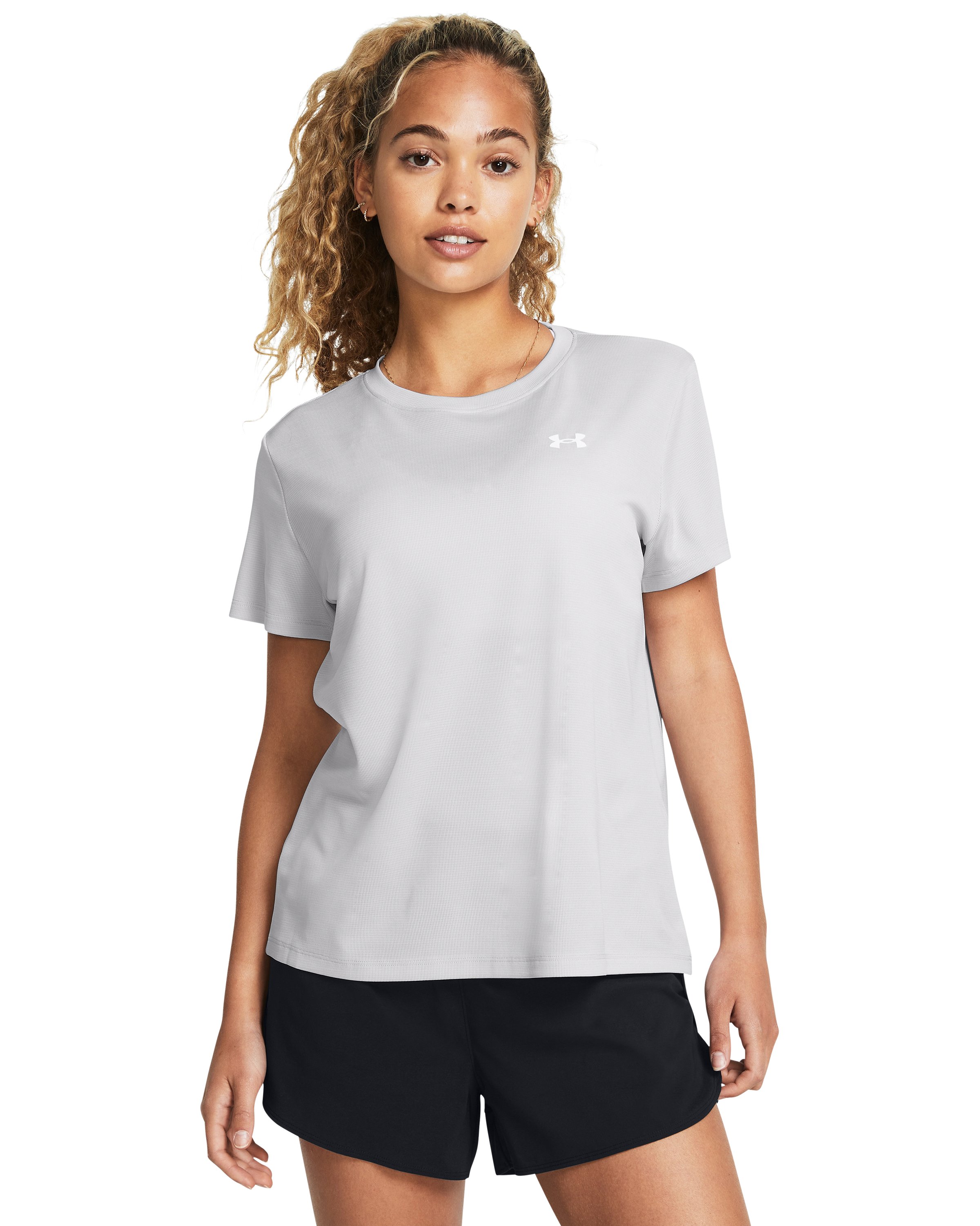 UA Tech Textured Women's Short Sleeve 8