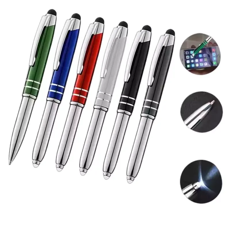 L.E.D. Light & Aluminum Ballpoint Pen 6