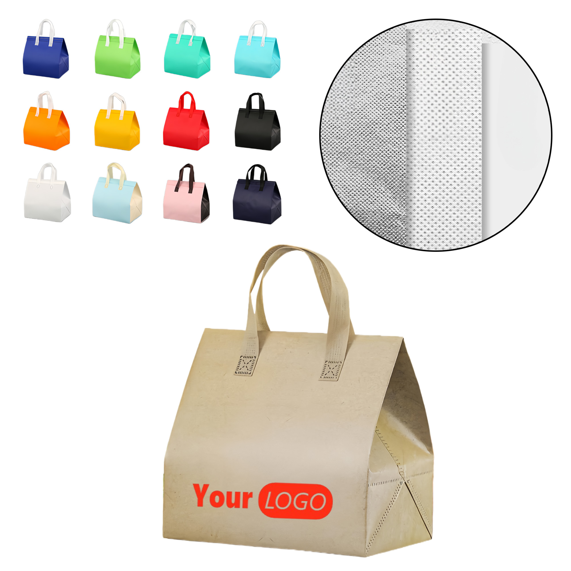 Insulated Waterproof Non-woven Carry-out Bag 3