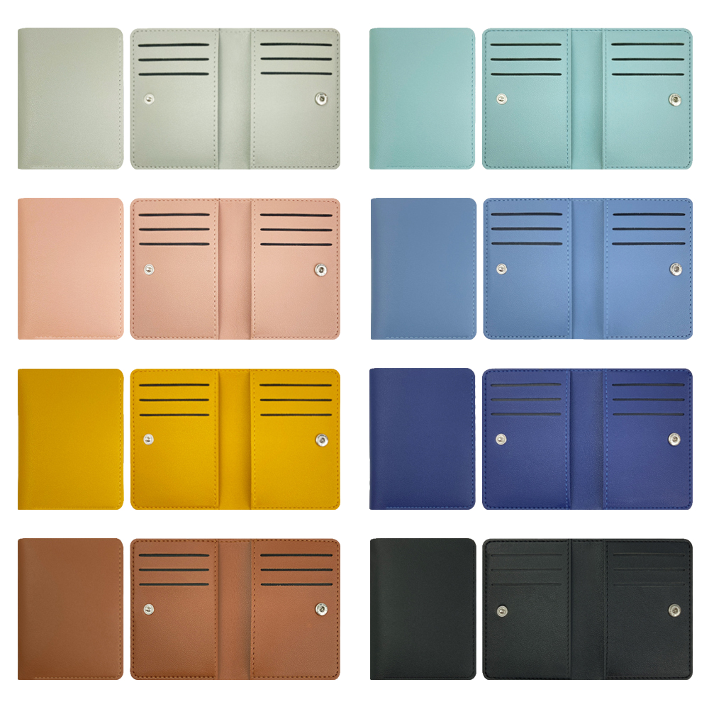 Compact 9-Slot PU Card Holder 3