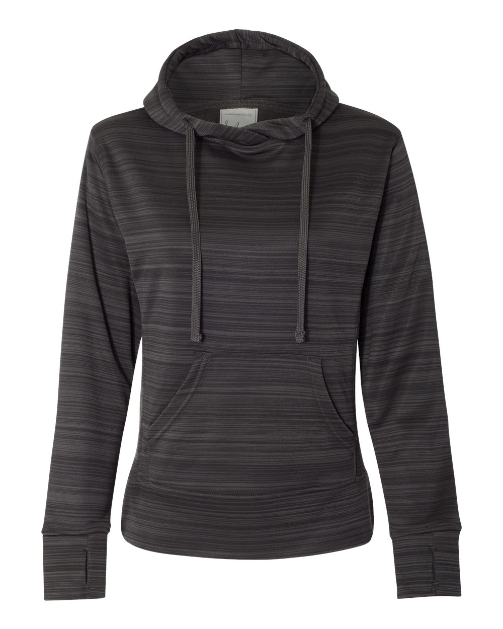 Women's Odyssey Striped Performance Fleece Lapover Hooded Sweatshirt - 8662 22