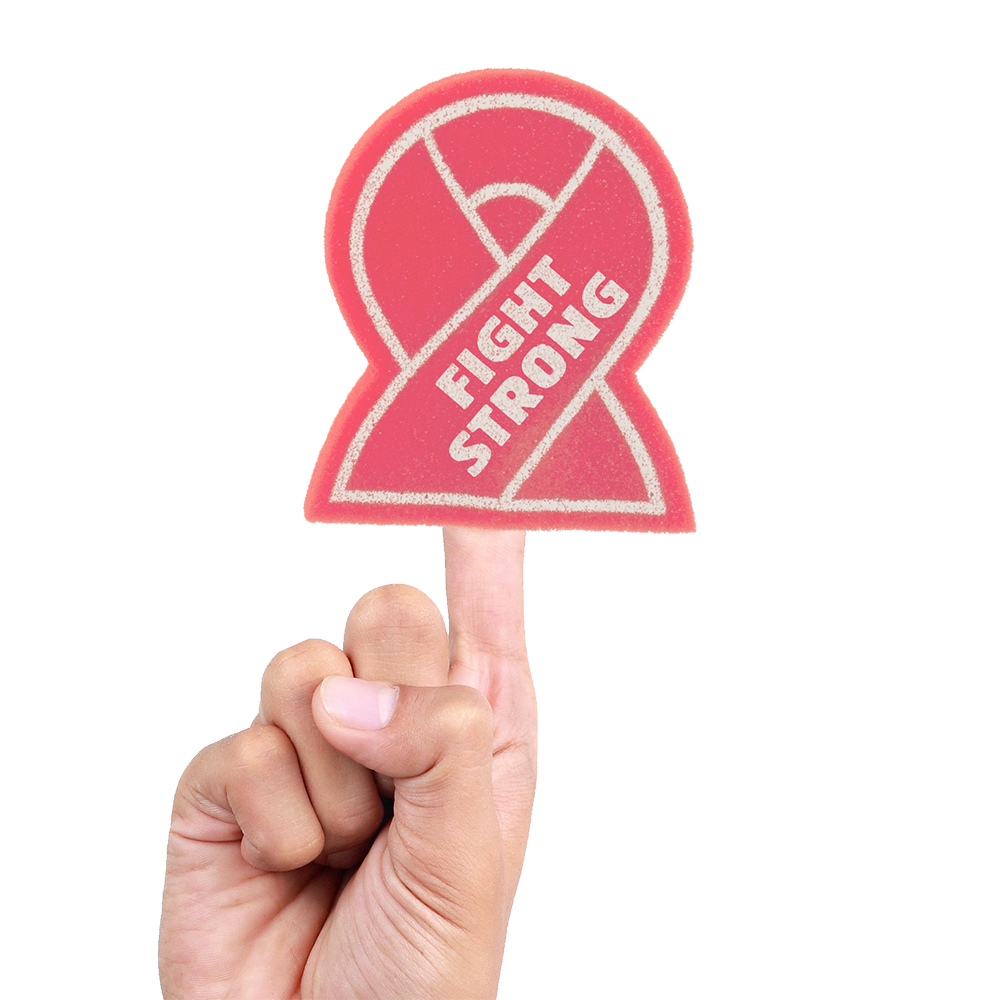 4.5" Awareness Ribbon Foam Mini 3