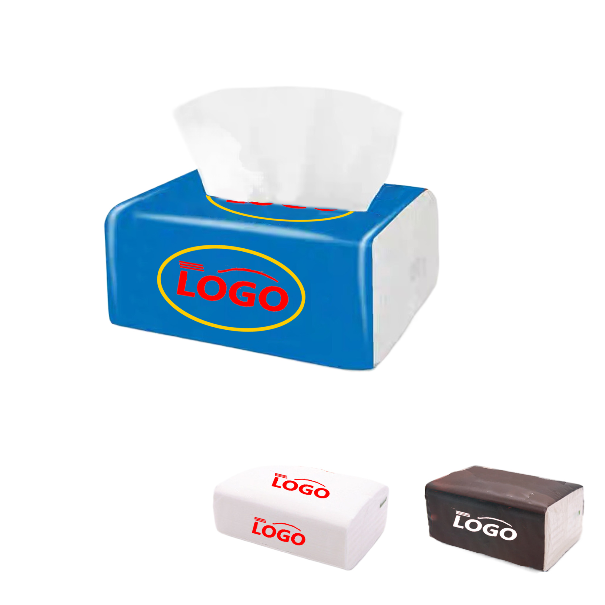 Soft Pack Hotel Tissue Napkins in Various Sizes 2