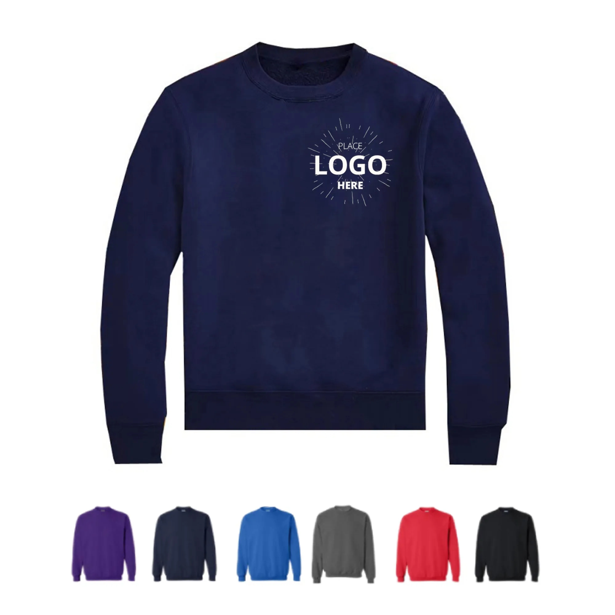 Unisex Stock Crew Neck Sweatshirt 1