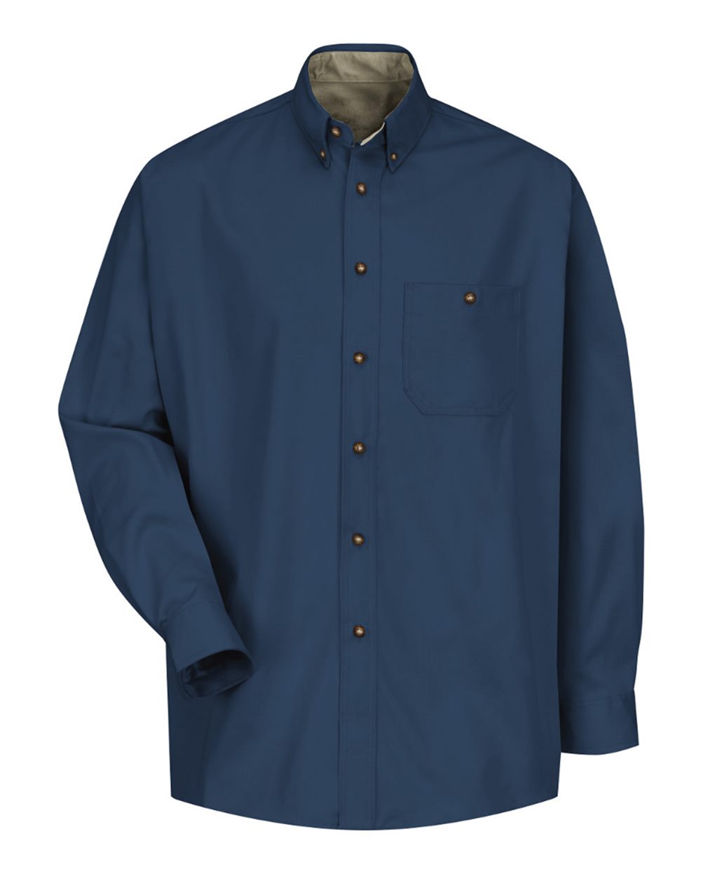Cotton Contrast Dress Shirt