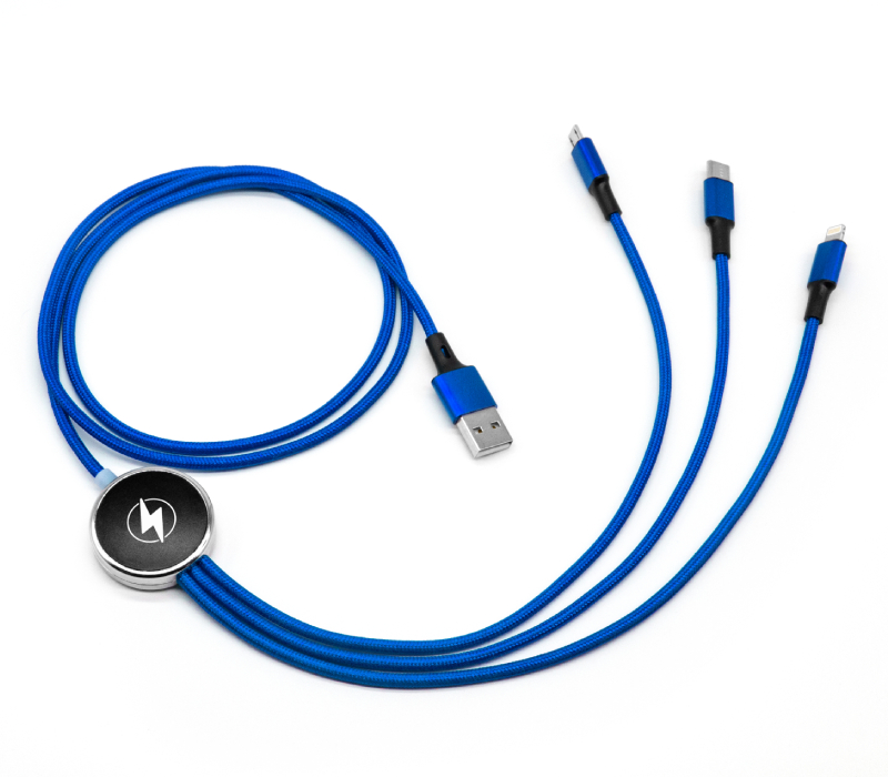 3-in-1 LED Light Up Logo USB Charging Cable 7