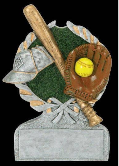Softball Centurion Full Color Award 2