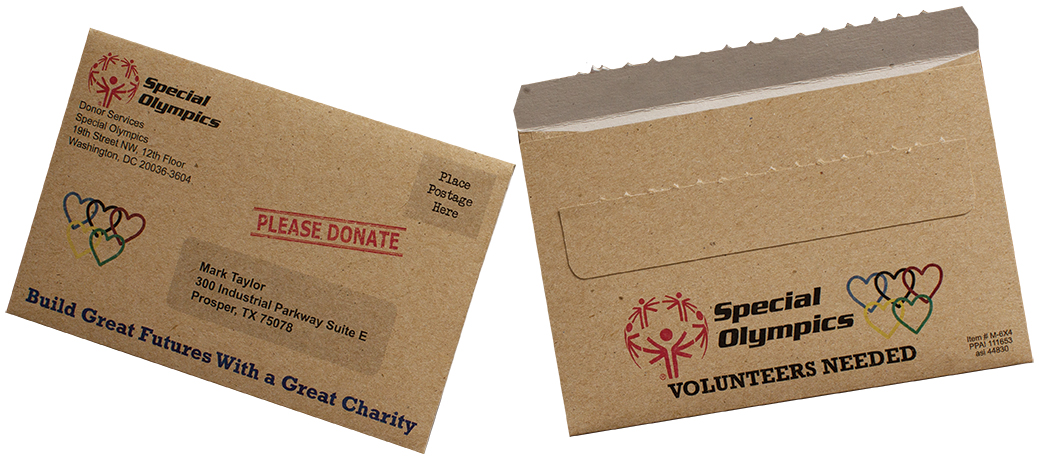 6 1/8" x 4 1/4" Kraft Mailer Envelope 1