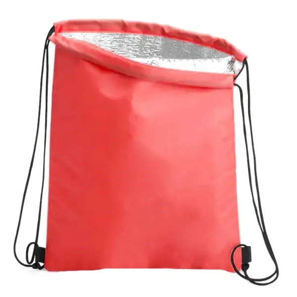 210D Polyester Drawstring Insulated Cooler Bag 10