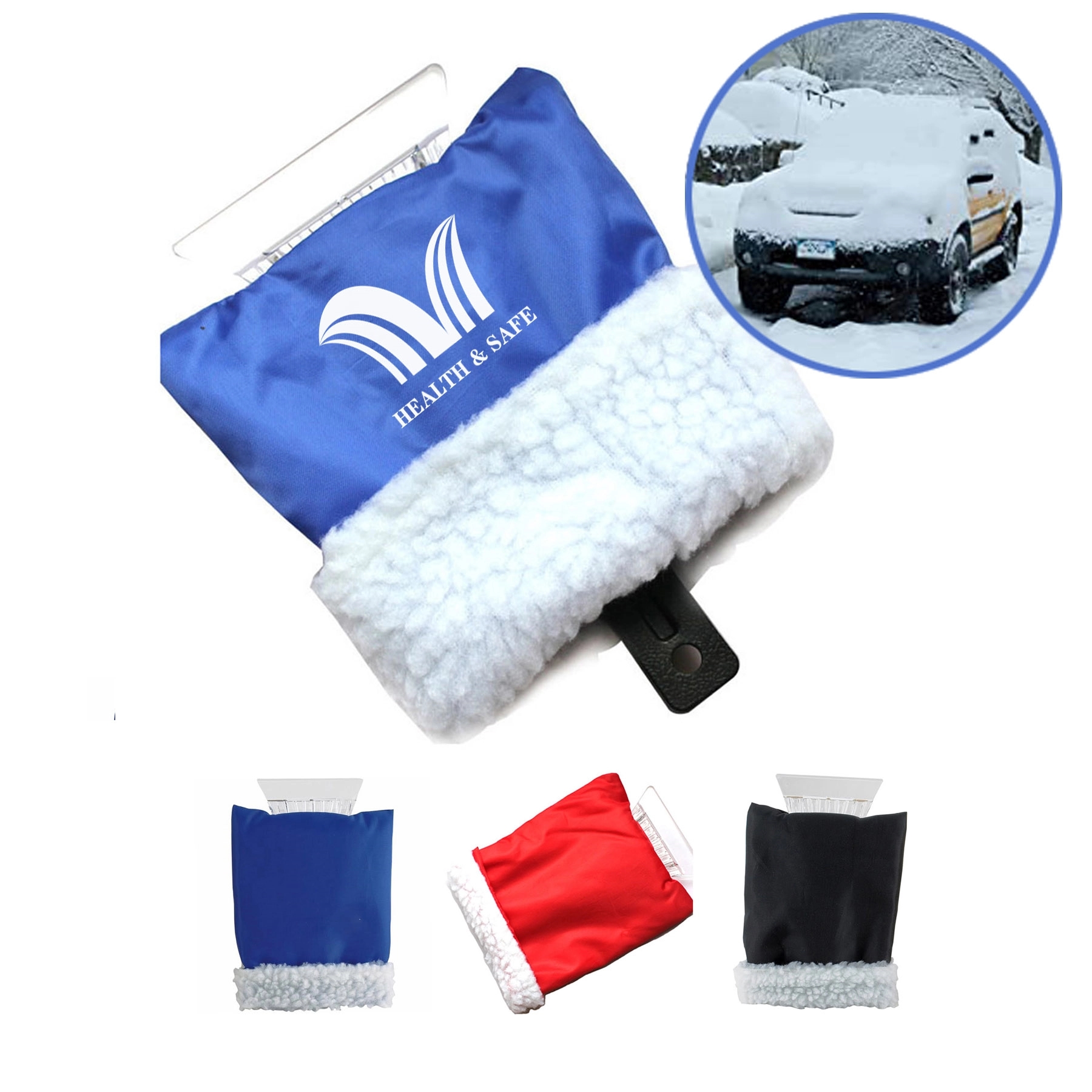 Snow shovel with gloves 4