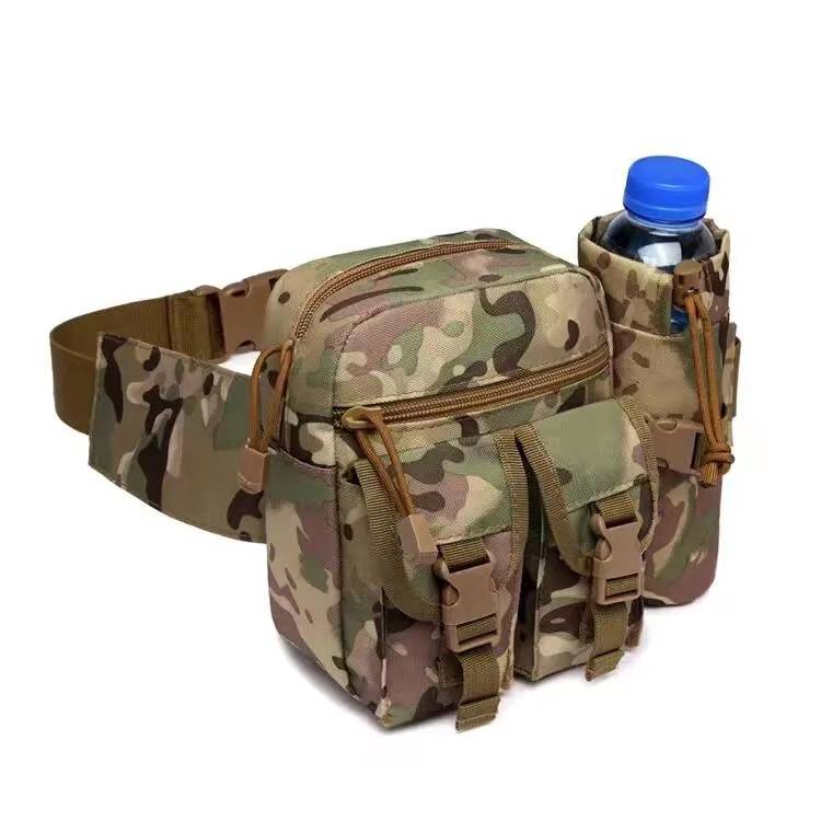 Outdoor Tactical Waist Slip Pack With Water Bottle Holder 7
