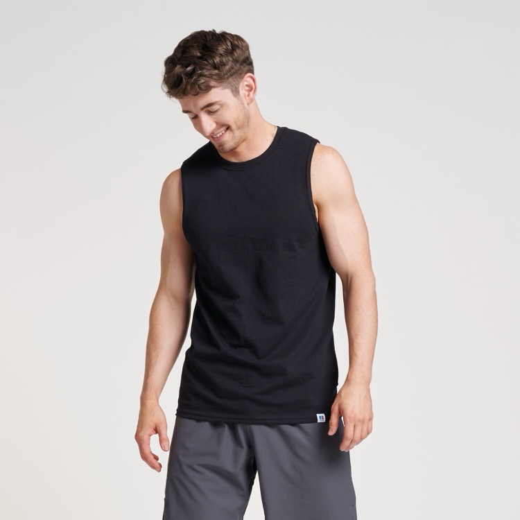 RUSSELL ATHLETIC DRI-POWER® CVC Performance Unisex Muscle T-Shirt 3