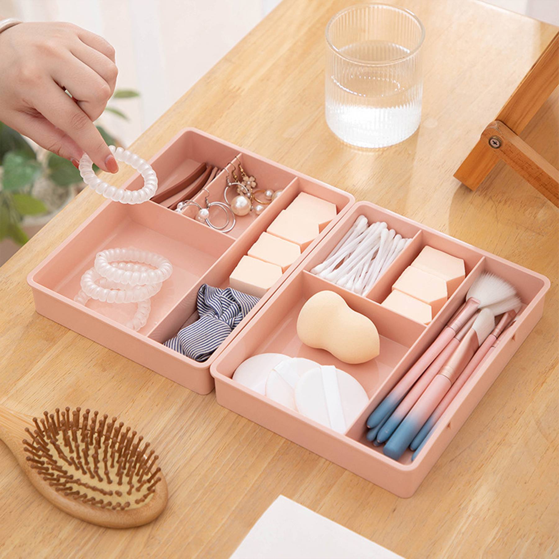 Plastic drawer storage box 8
