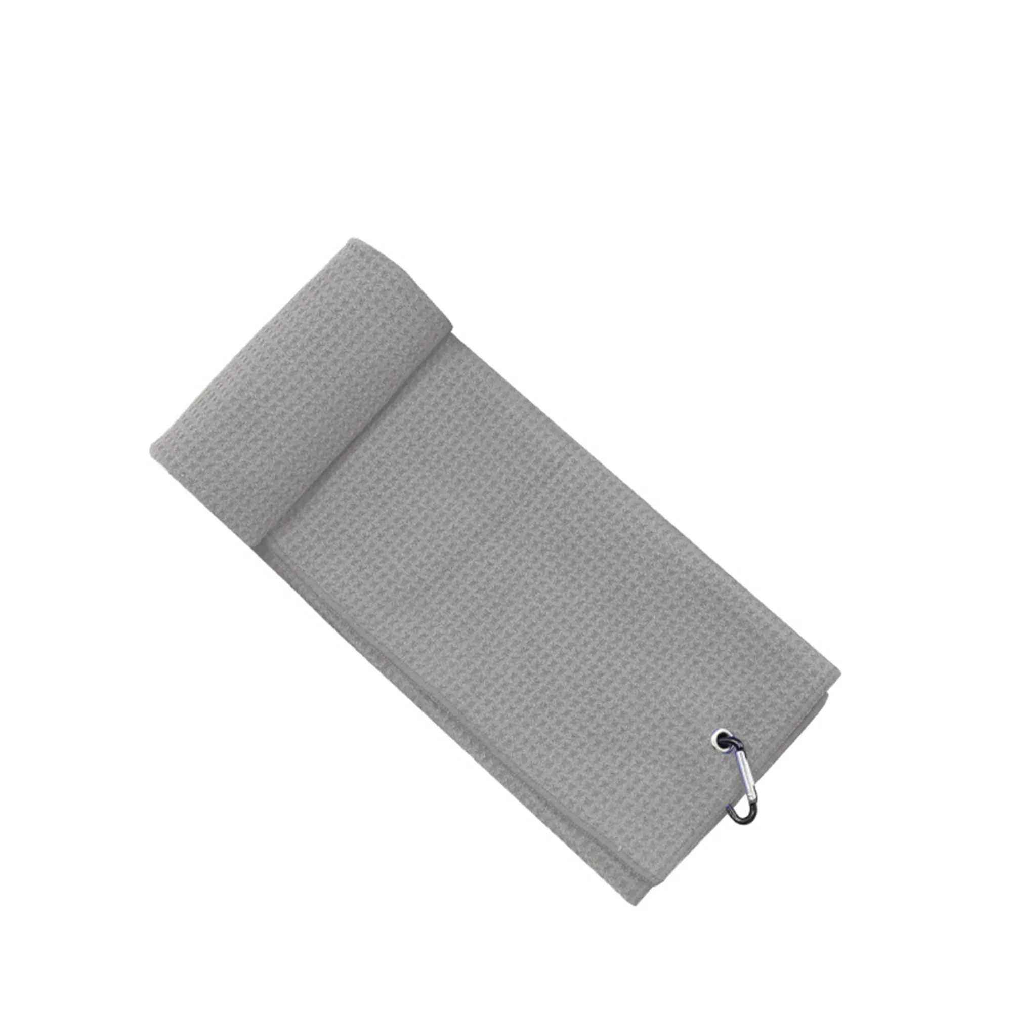 Tri-fold Microfiber Waffle Golf Towel 6
