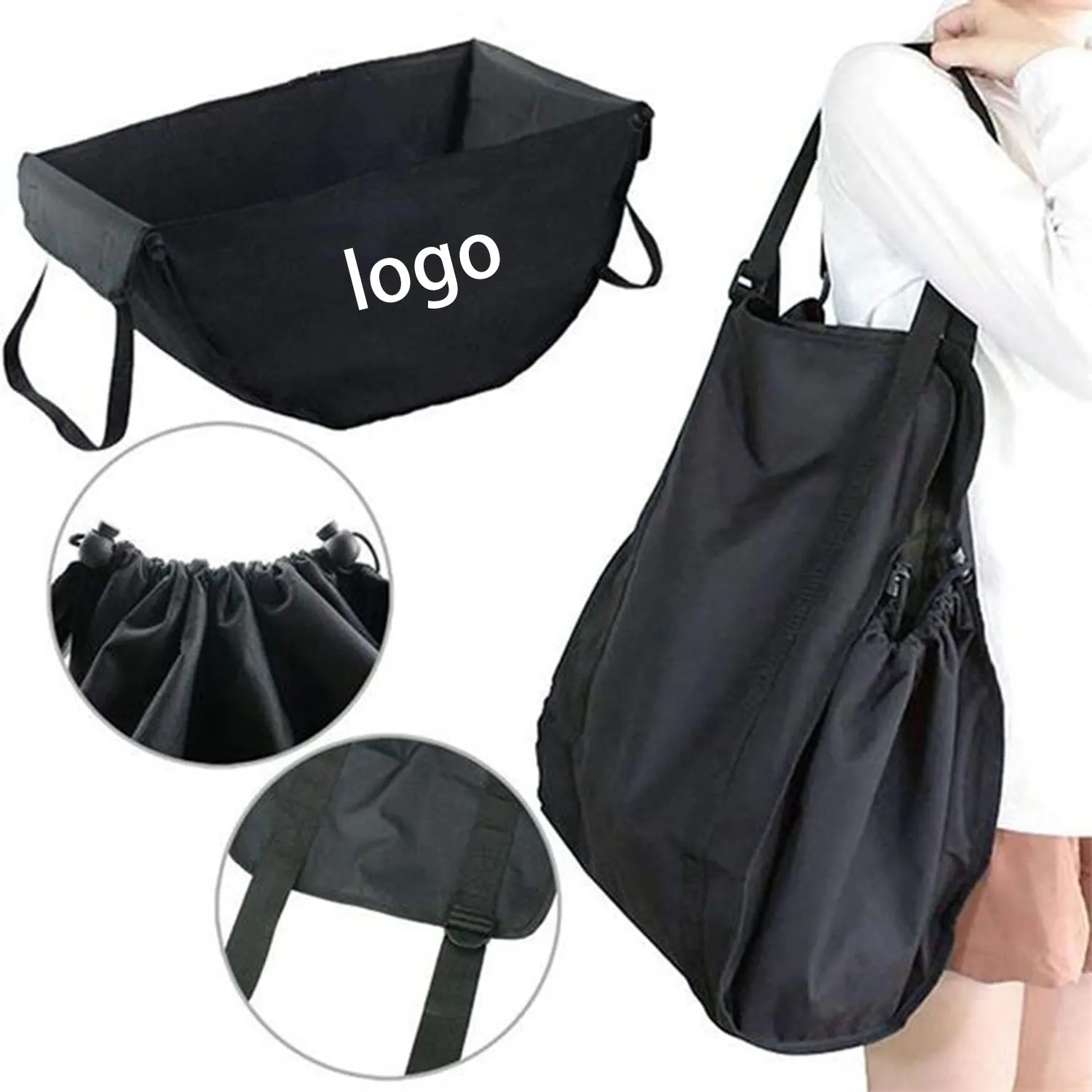 Shopping Bags Reusable Grocery Tote Recycling Waterproof 4