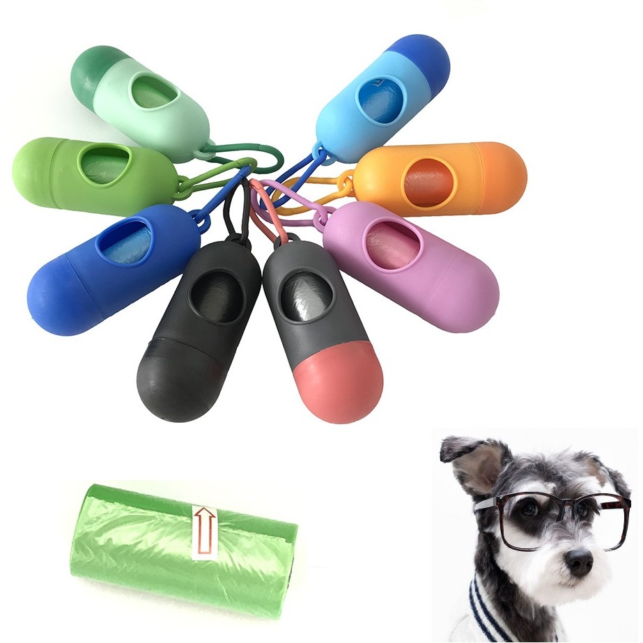 Pet Trash Bag Dispenser W/Carabiners 2