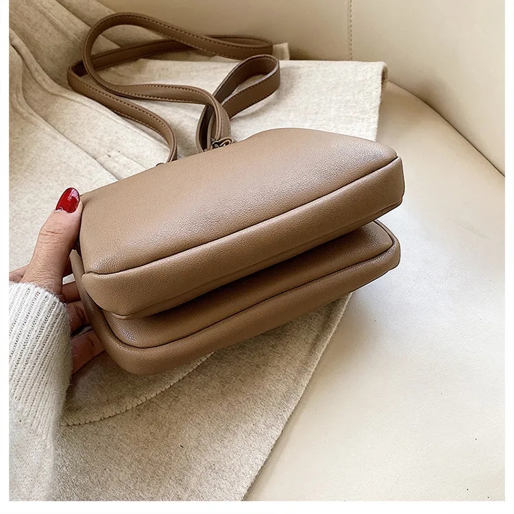 Vintage double clamped bag Stylish simple single shoulder cr 7