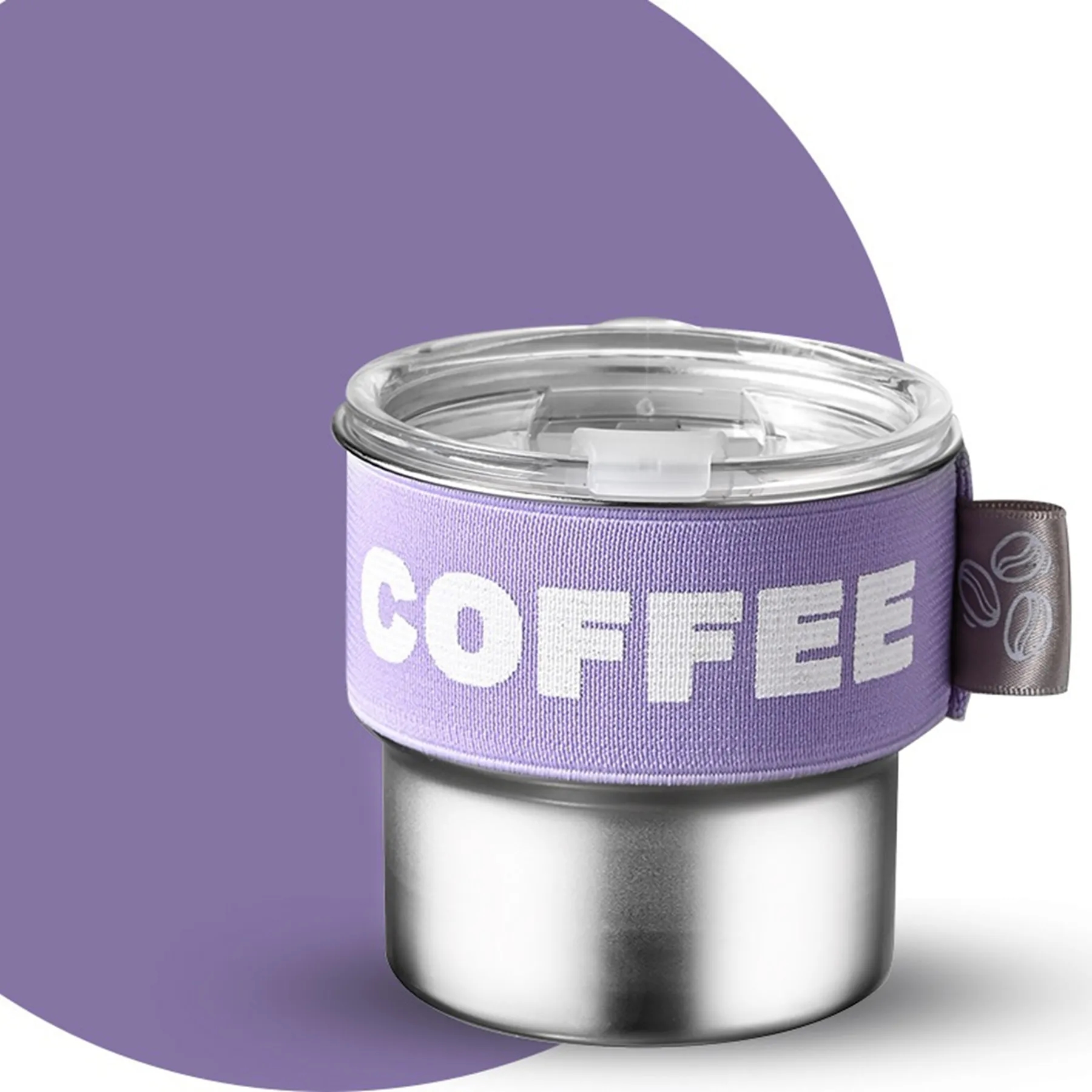 14 Oz. Stainless Steel Insulated Coffee Cup with Lid 4