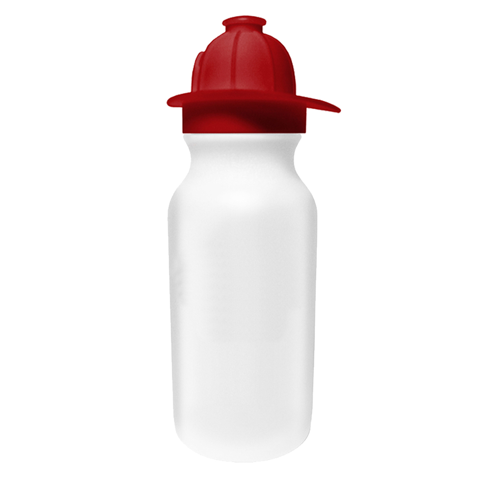 20 oz. Value Cycle Bottle w/Fireman Helmet Push'n Pull Cap 5