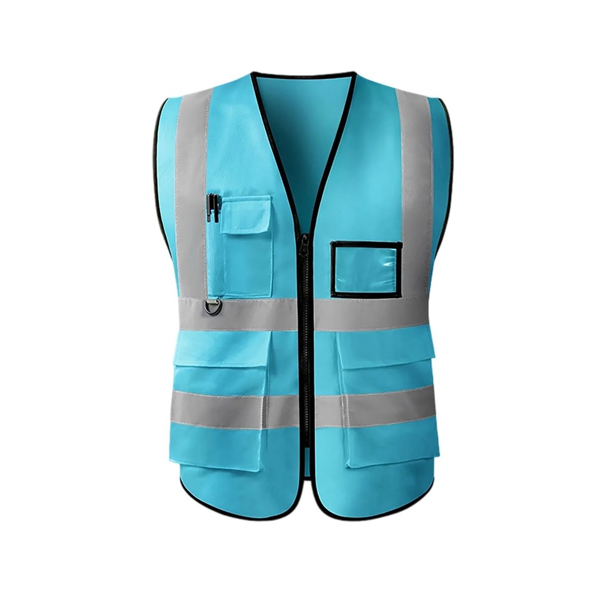 Silkscreen Printed Safety Vest with Utility Pockets 3