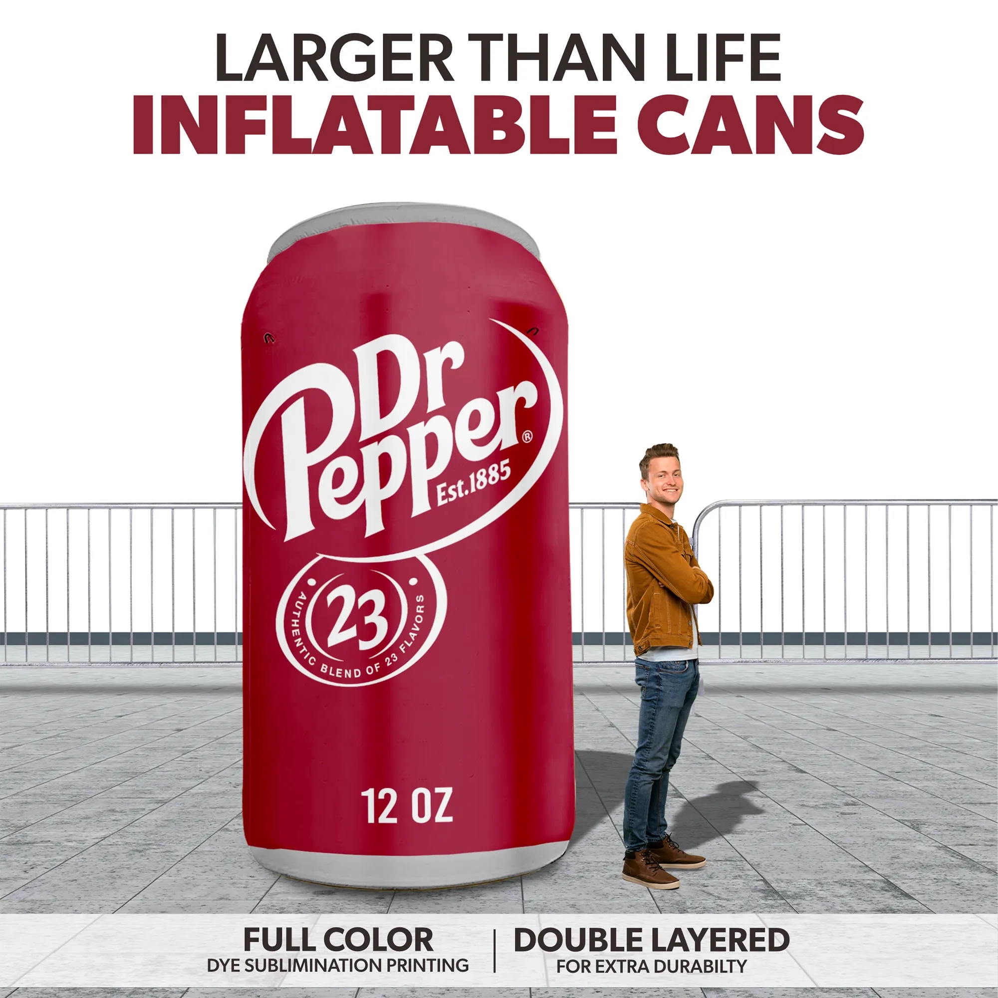 Inflatable 10ft Can Set w/ Blower 6
