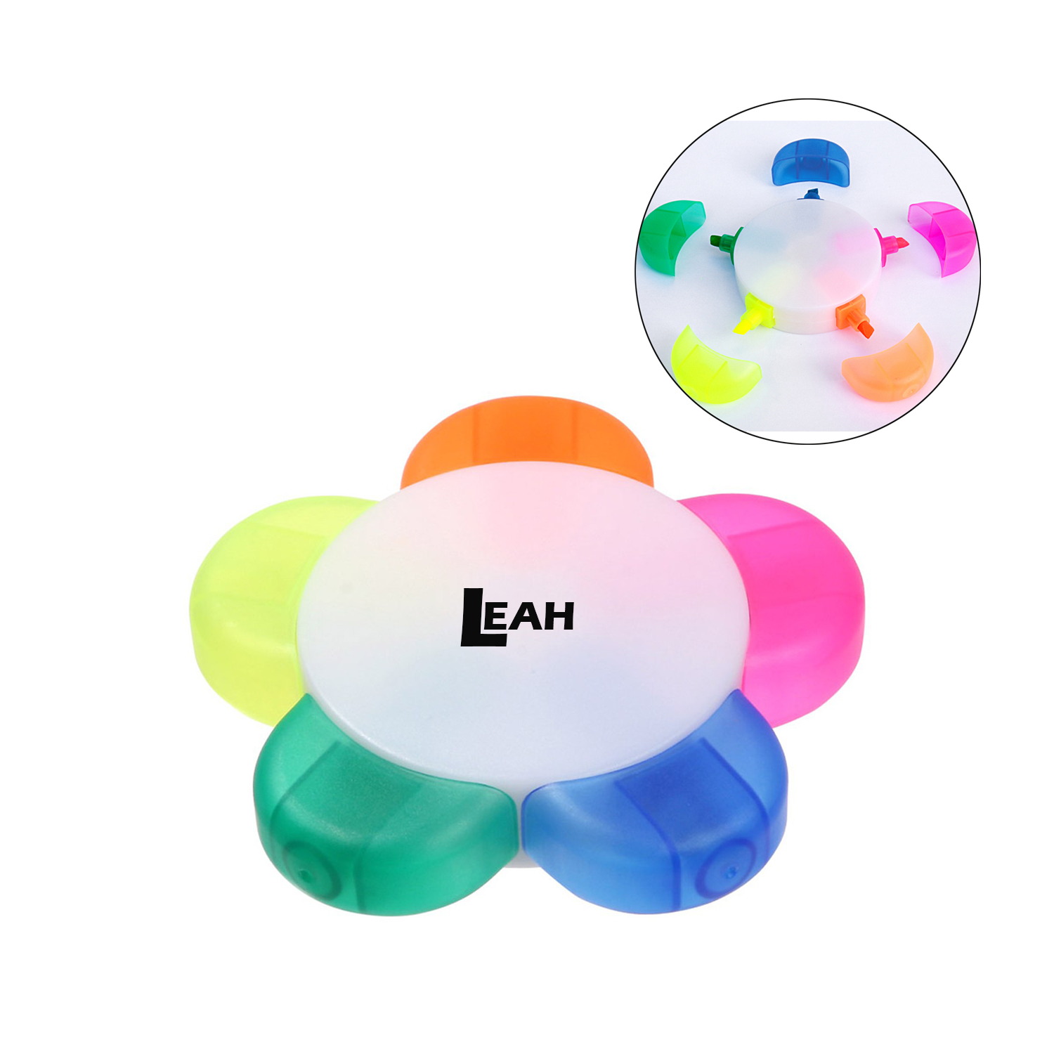 Flower Five Multi-Color Highlighter 2