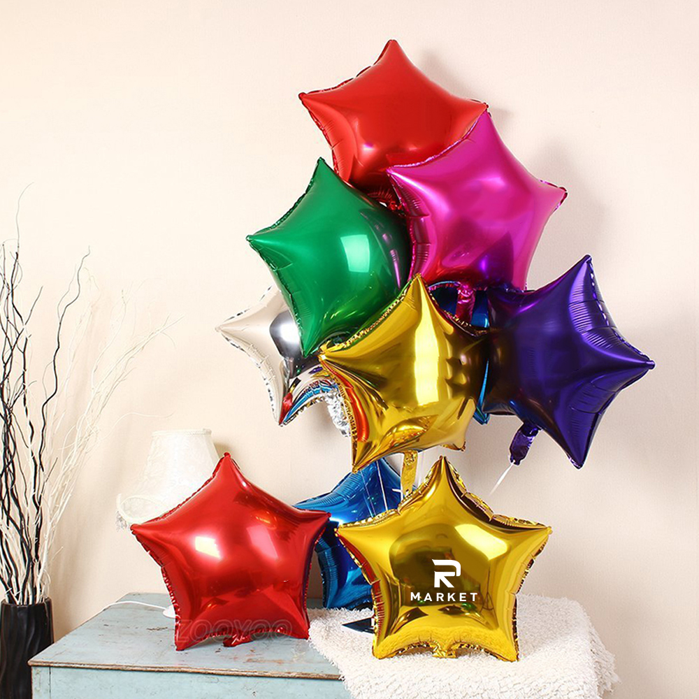 18" Mylar Stars Foil Balloon 3