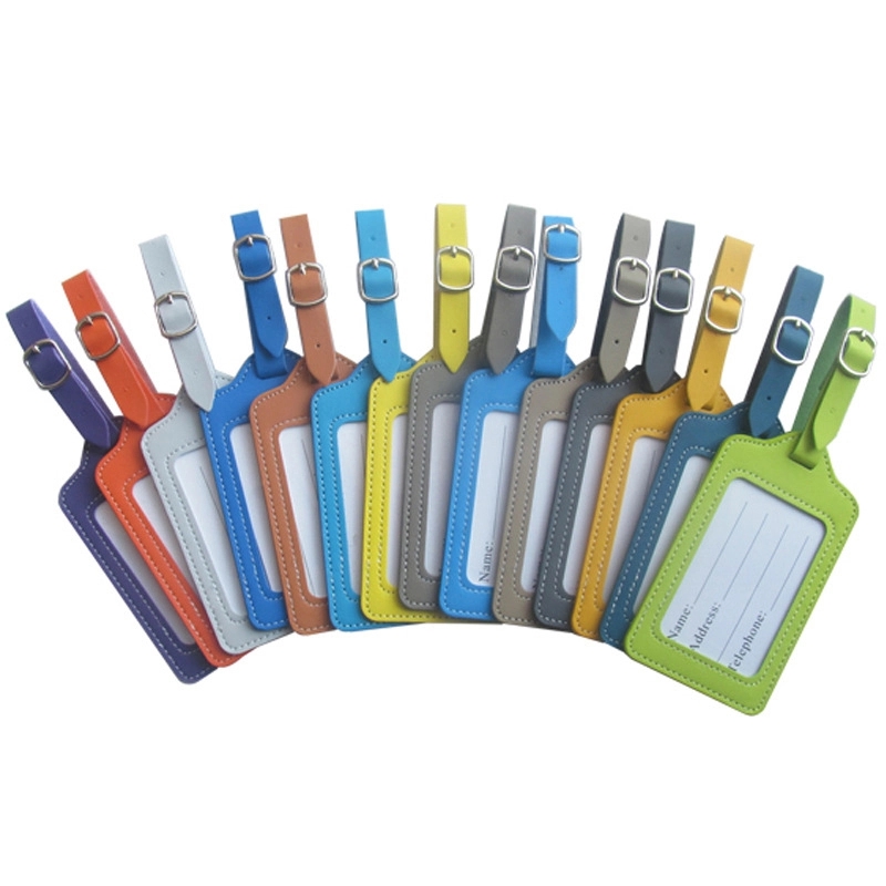 Pu Leather Luggage Tag 2