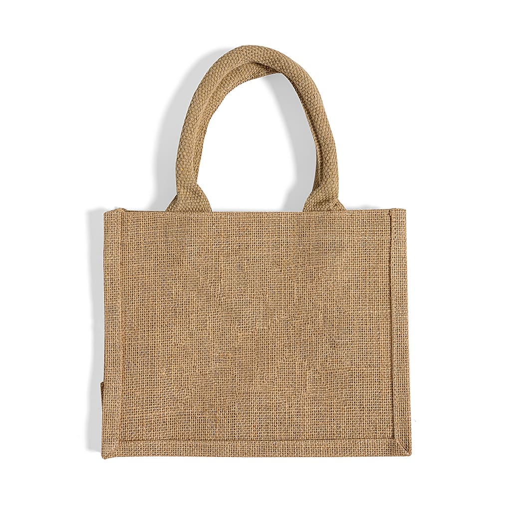 Carmel Jute Wedding Tote Bag 4