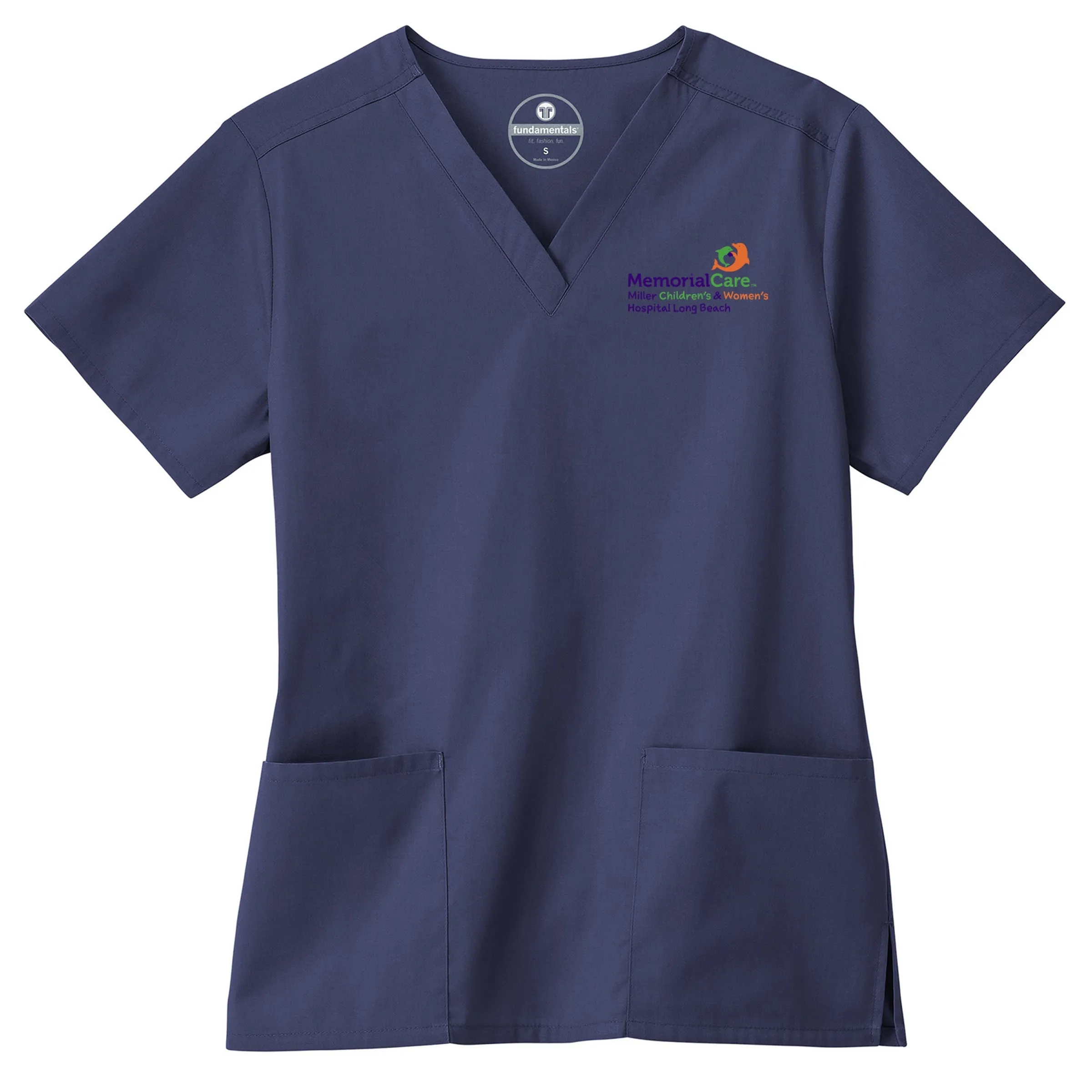 FUNDAMENTALS LADIES TWO POCKET V-NECK TOP 9