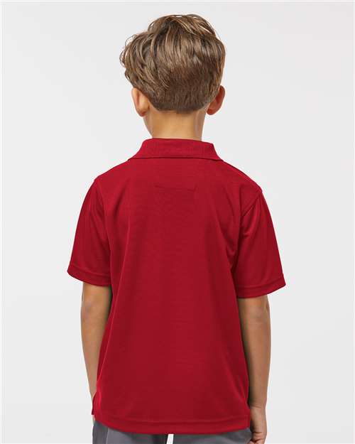 Youth Saratoga Performance Mini Mesh Polo - 108Y 33