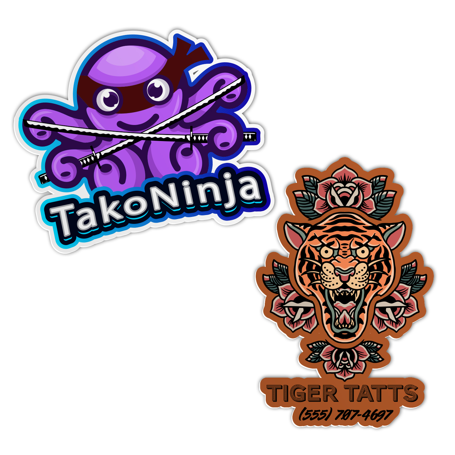 5" x 5" Die Cut Sticker 2