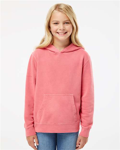Youth Midweight Pigment-Dyed Hooded Sweatshirt - PRM1500Y 67