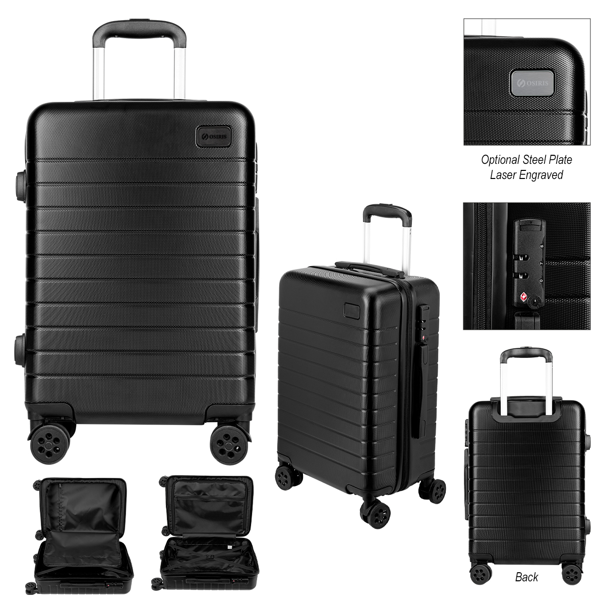 Stratus 22" Hardside Carry-On Suitcase