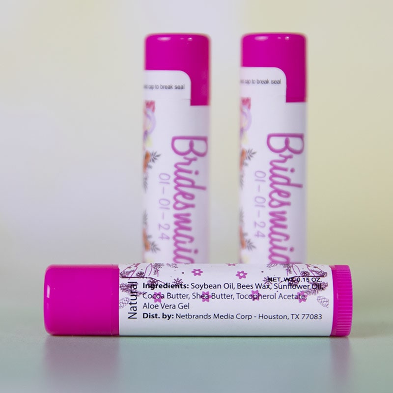Natural Beeswax Lip Balm - Full Color 3