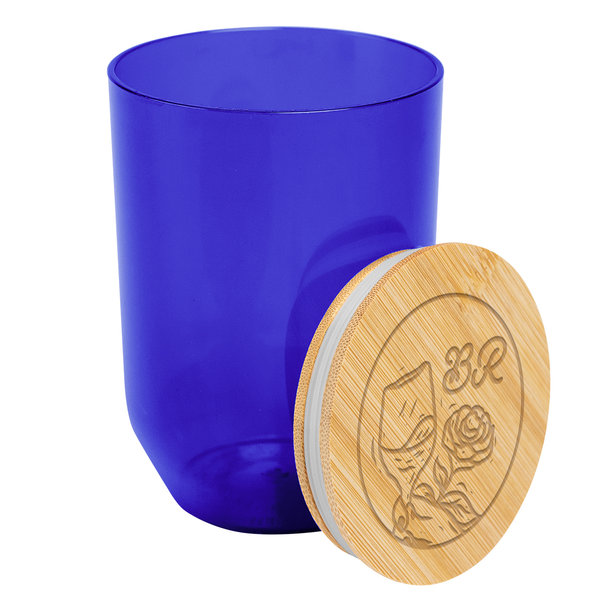 12 Oz. Montrose rPET Wine Tumbler With Bamboo Lid 10