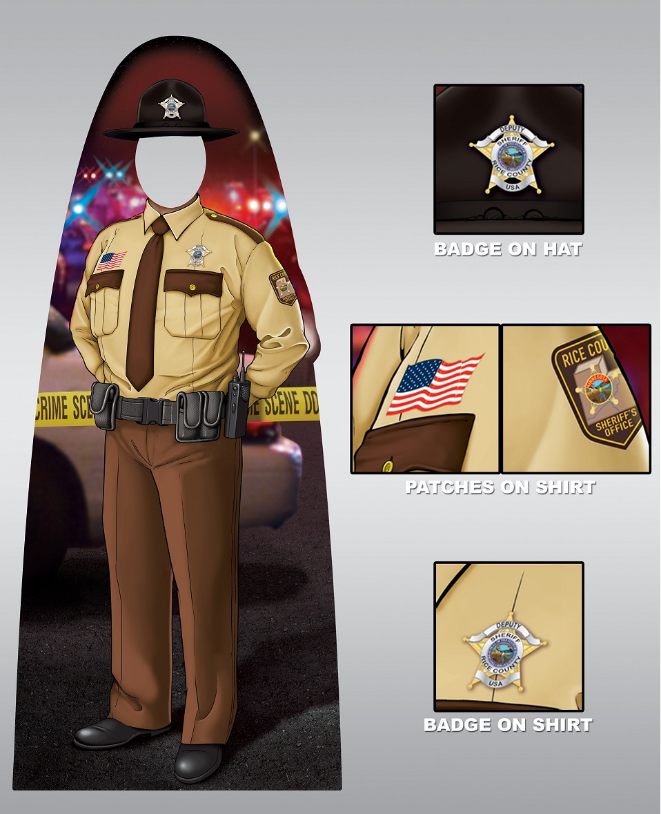 Custom Child Size Male Trooper Officer Photo Prop