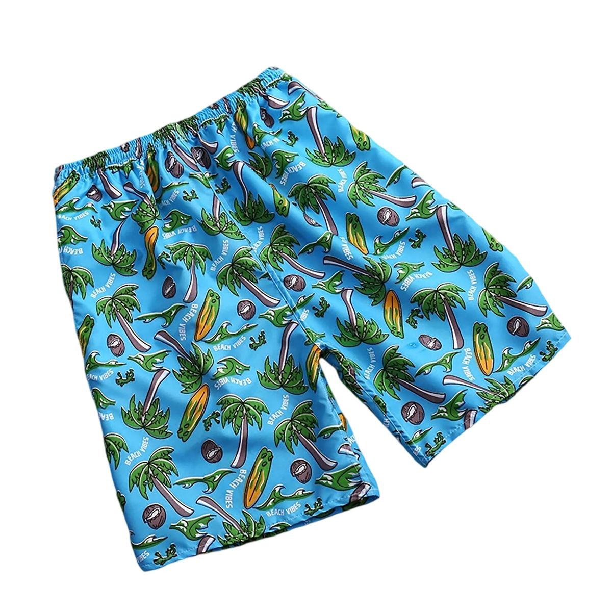 Polyester Beach Shorts with Adjustable Drawstring Waist 8