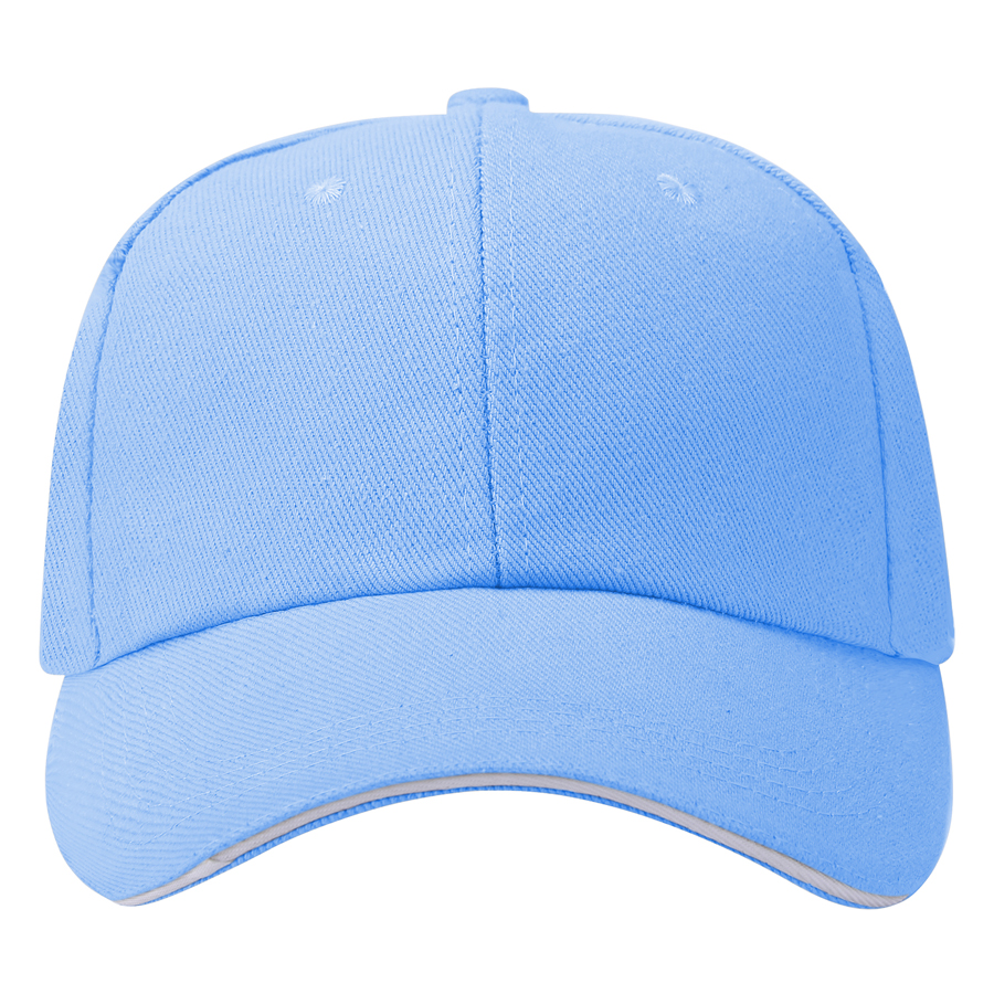 Stock Single-Yarn 7x7 Drill Cotton 6 Panel Cap, Double 11