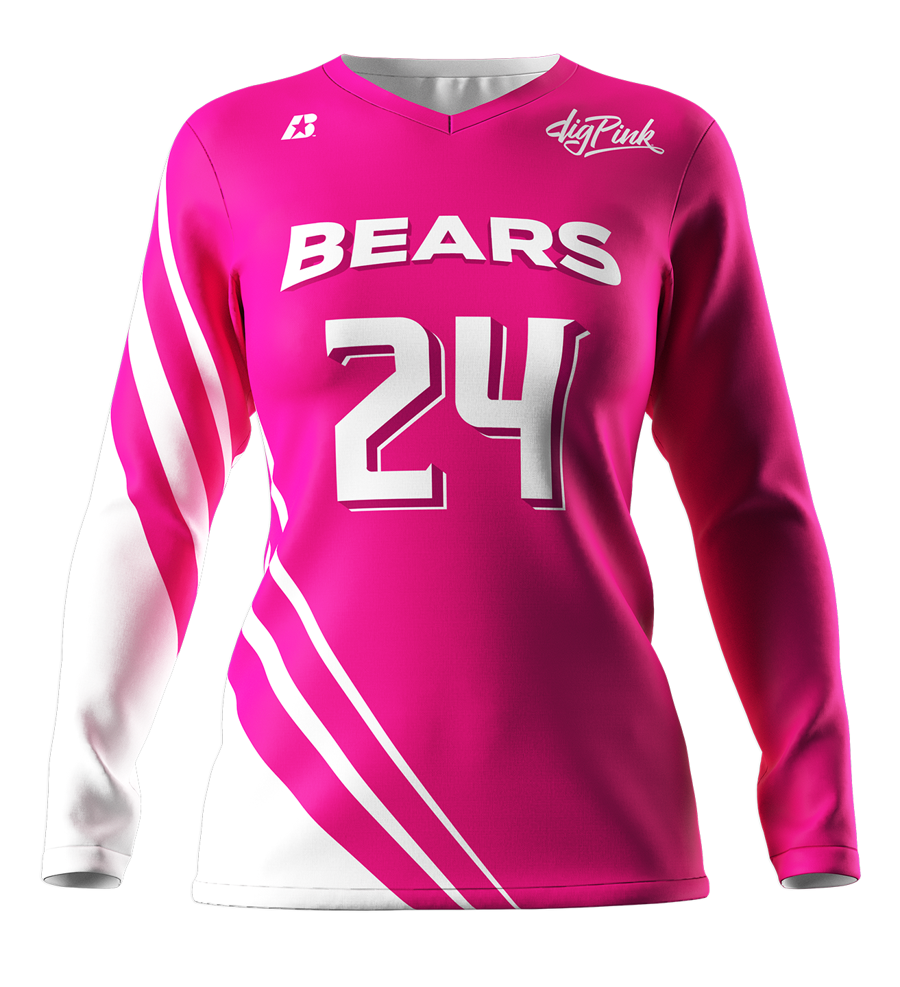 Jersey, Volleyball Long Sleeve, Women's 2