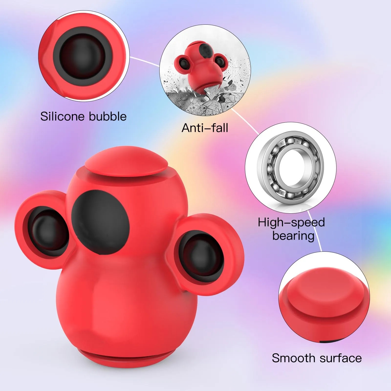 Rotating Push Pop Fidget Toy 1
