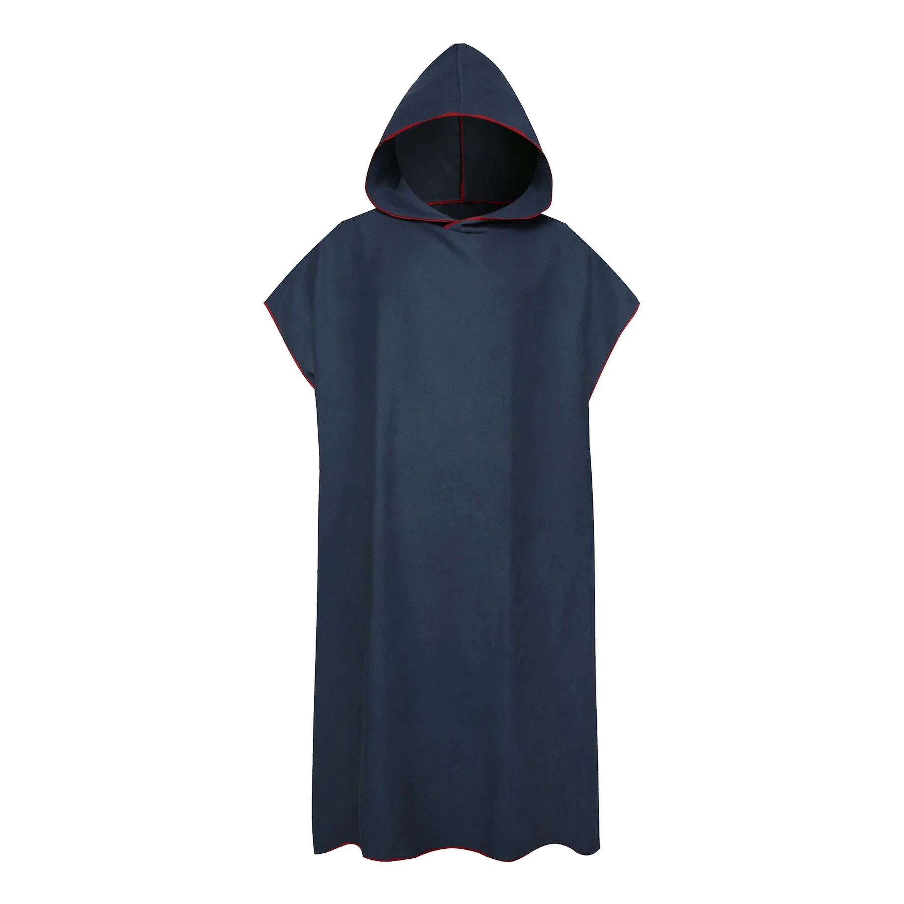 420GSM Solid Microfiber Absorbent Hooded Beach Robe For Adults 9
