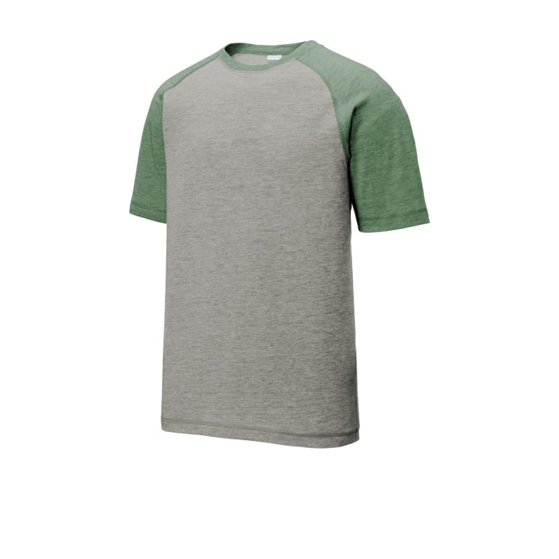 Sport-Tek PosiCharge Tri-Blend Wicking Raglan Tee. 105