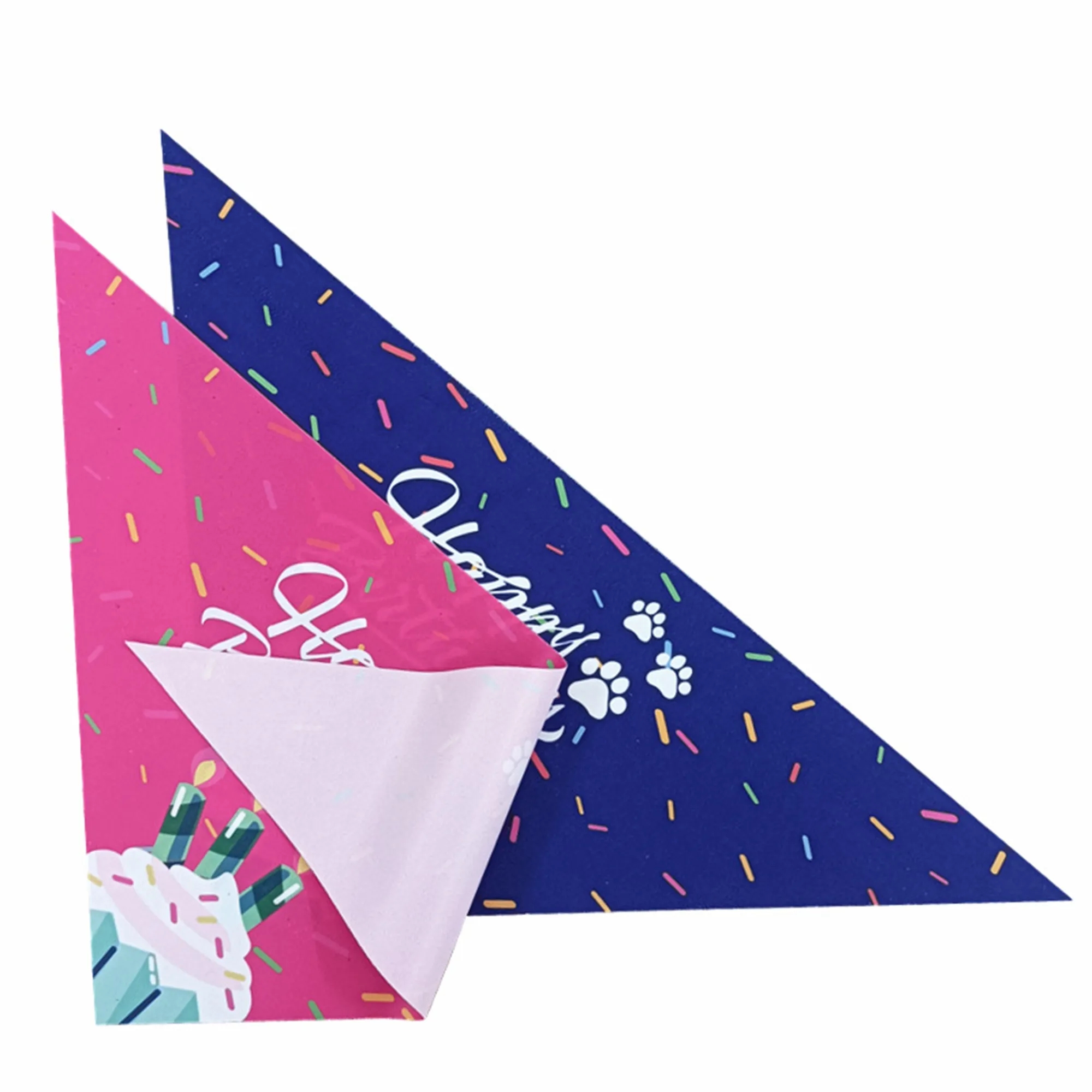 Dye Sublimated Triangle Pet Scarf 3