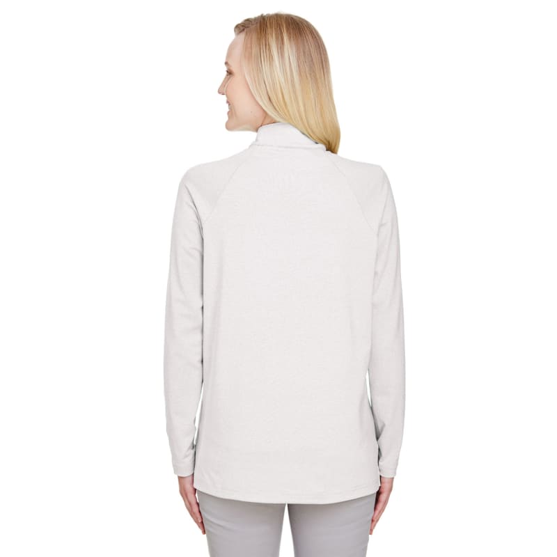 Devon & Jones CrownLux Performance™ Ladies' Clubhouse Micro-Stripe Quarter-Zip 38